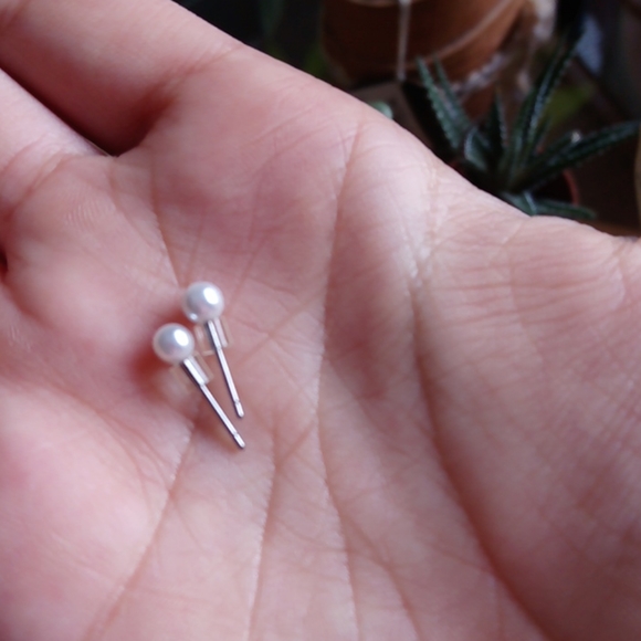 Pearl small earrings - Picture 1 of 2